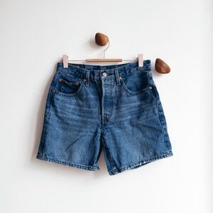Levi’s 501 High Rise Mid-Thigh Shorts